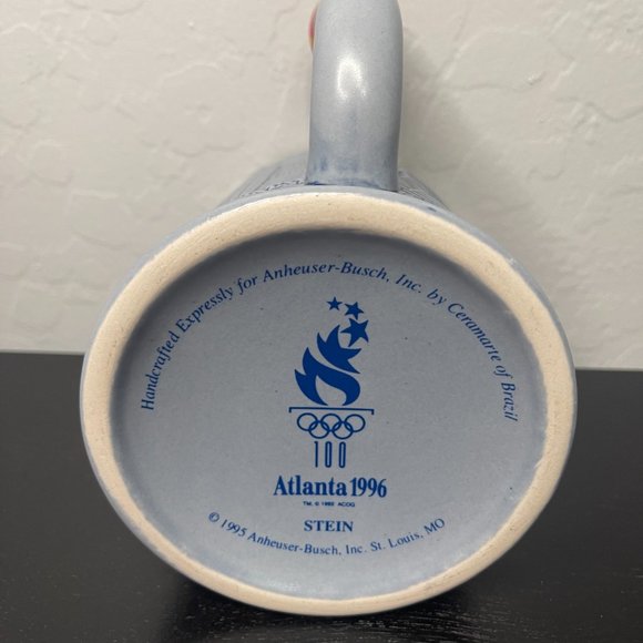 Vintage Budweiser Atlanta 1996 Beer Stein Mug - Picture 9 of 9